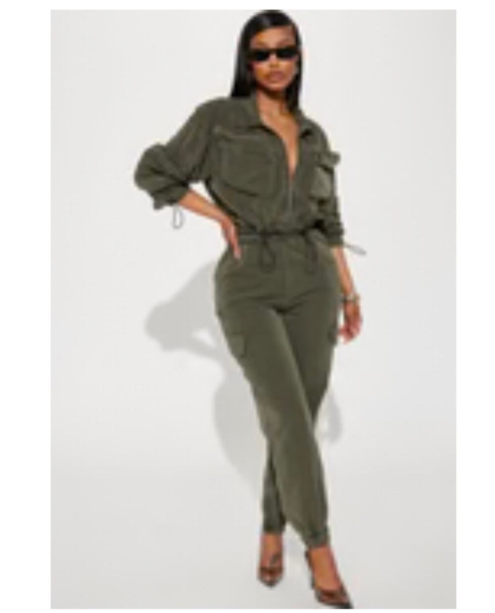 Fashion Nova Women's size XL Utility 2 piece set